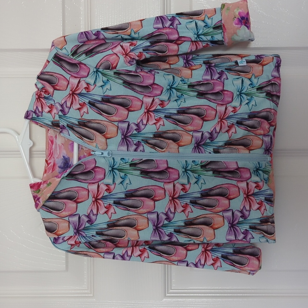 Posh Peanut Princess Reversible Jacket Zipper Hoodie Irina Pattern